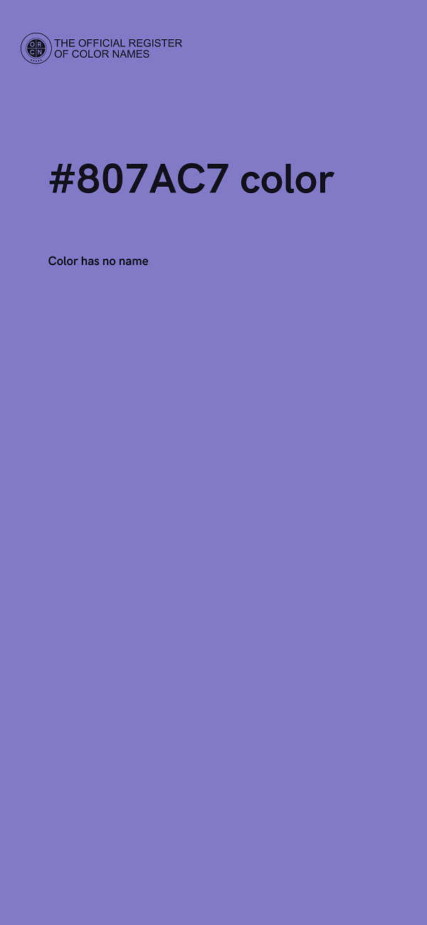 #807AC7 color image