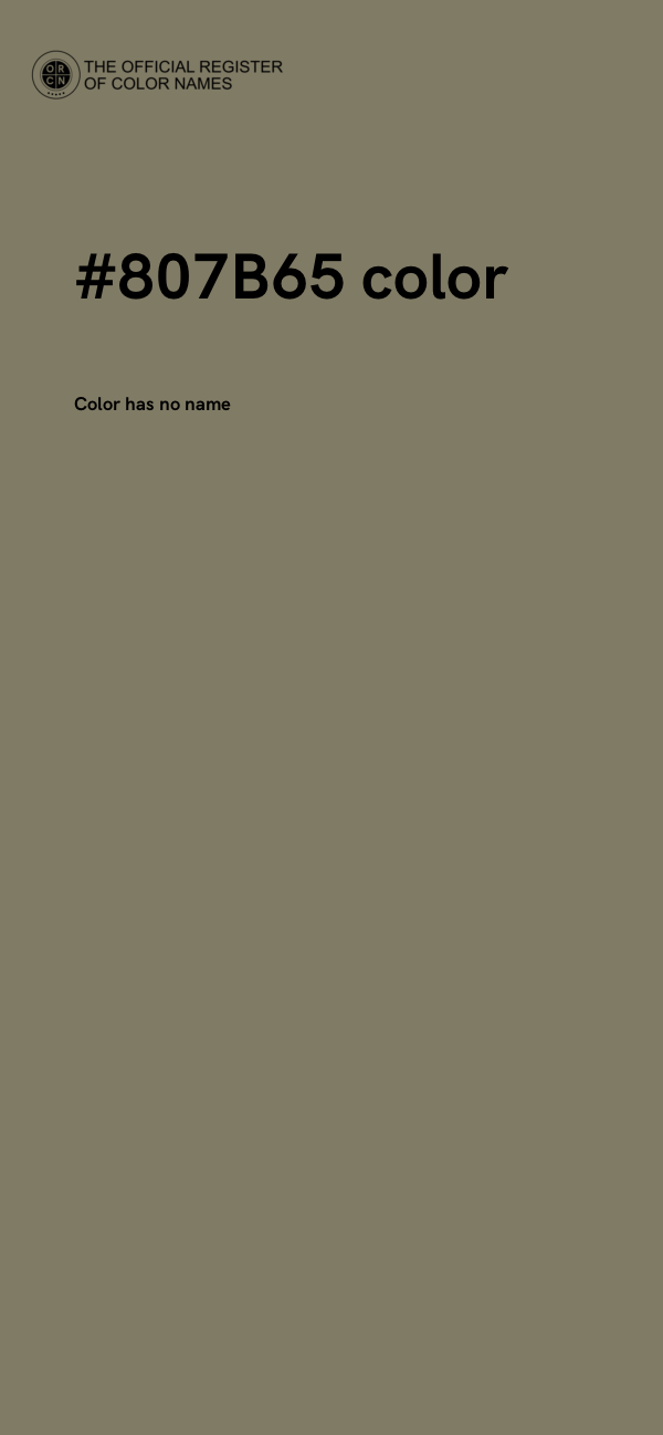 #807B65 color image