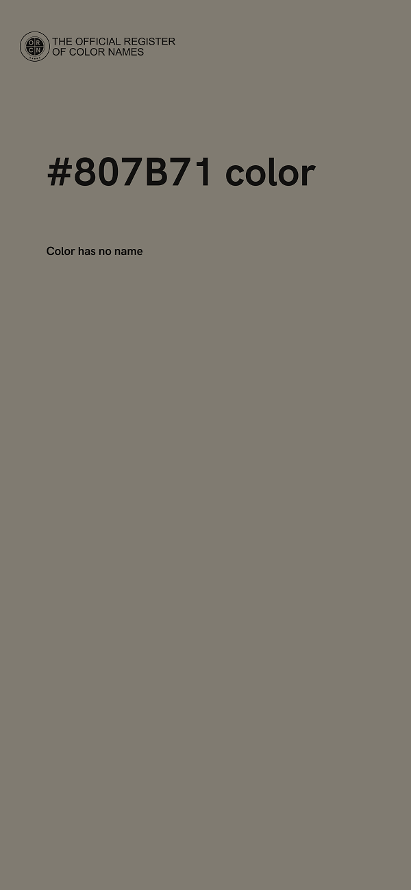 #807B71 color image