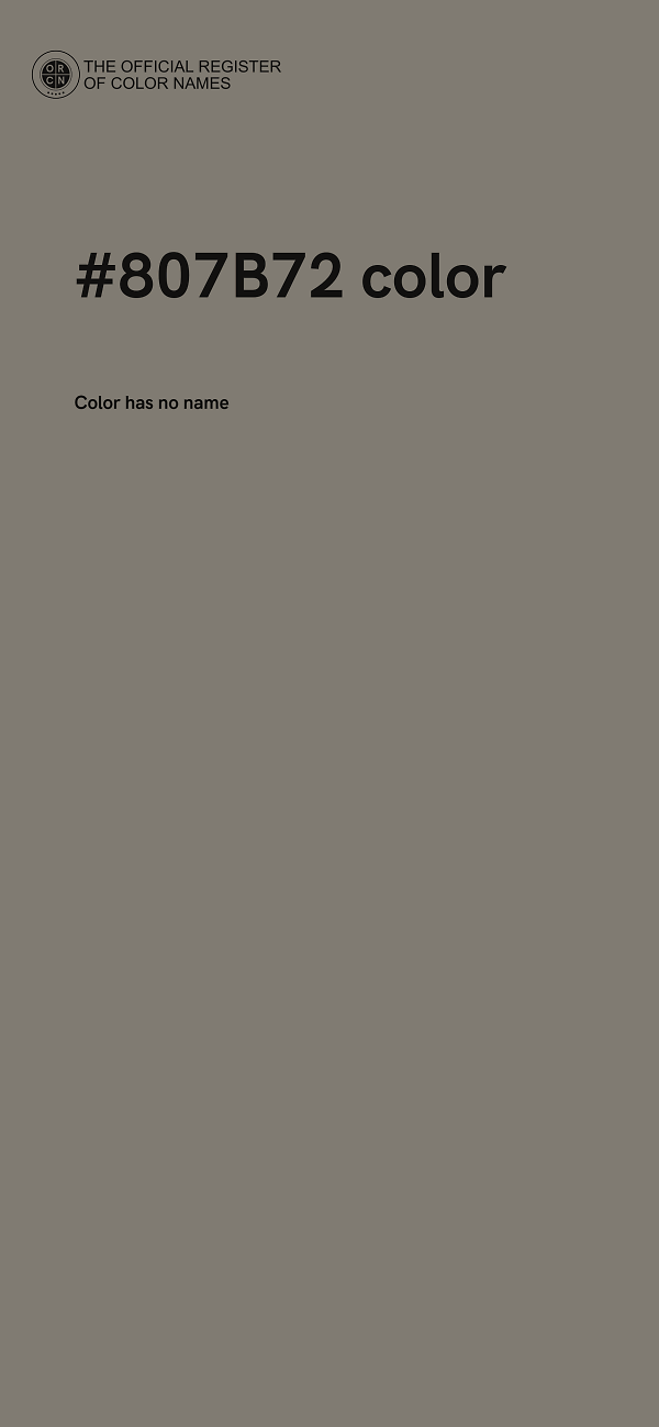 #807B72 color image