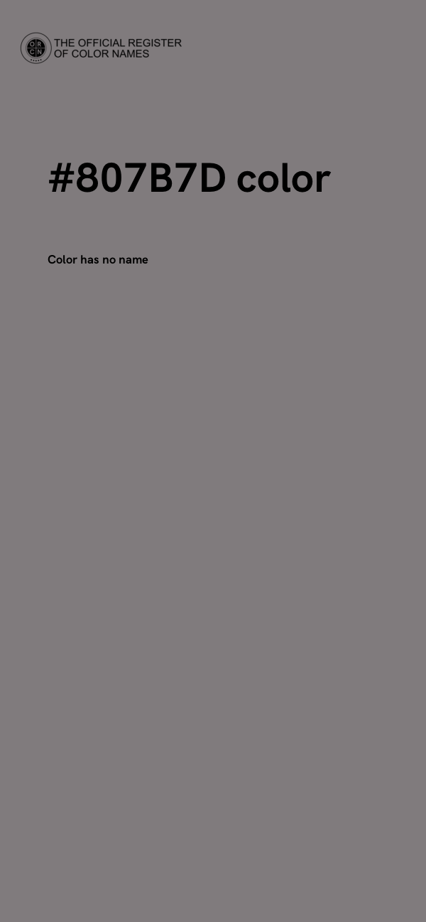 #807B7D color image