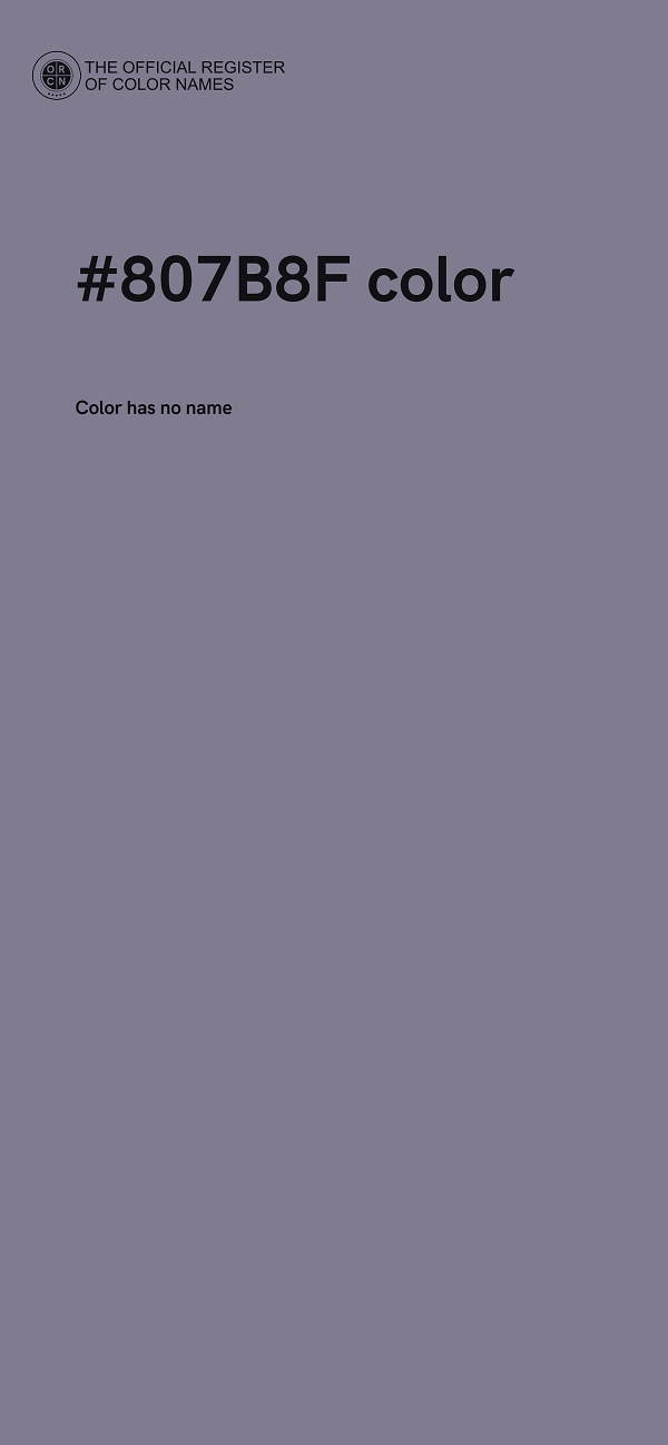 #807B8F color image