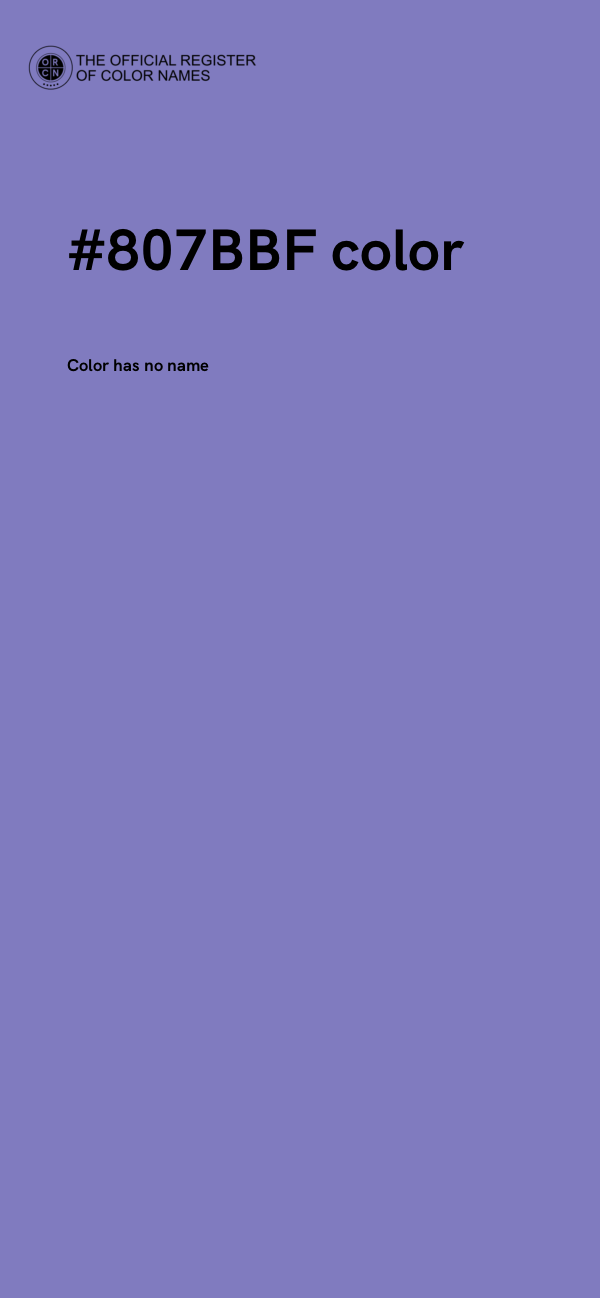 #807BBF color image