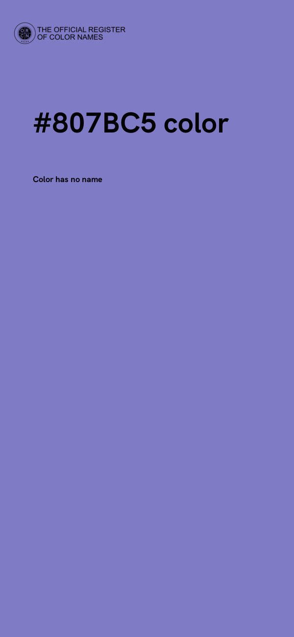 #807BC5 color image