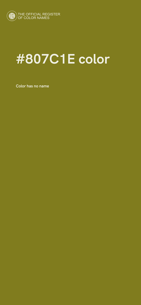 #807C1E color image