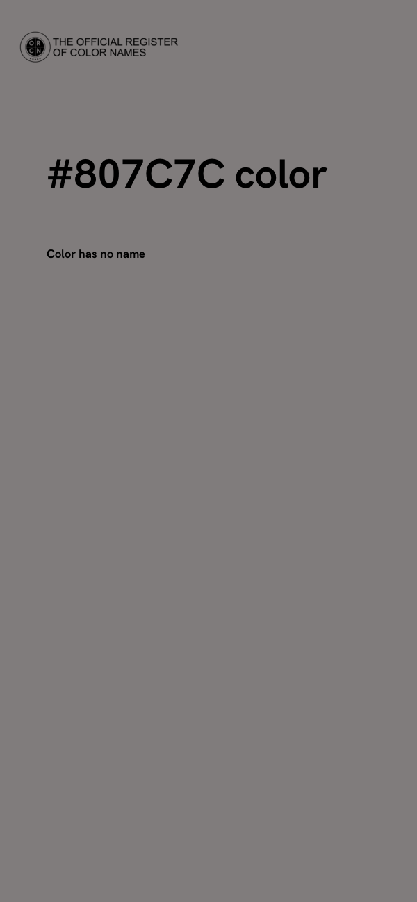 #807C7C color image