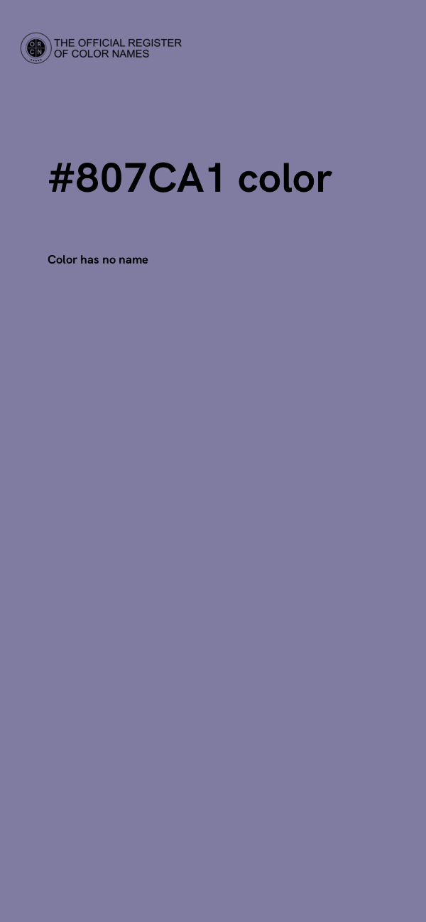 #807CA1 color image
