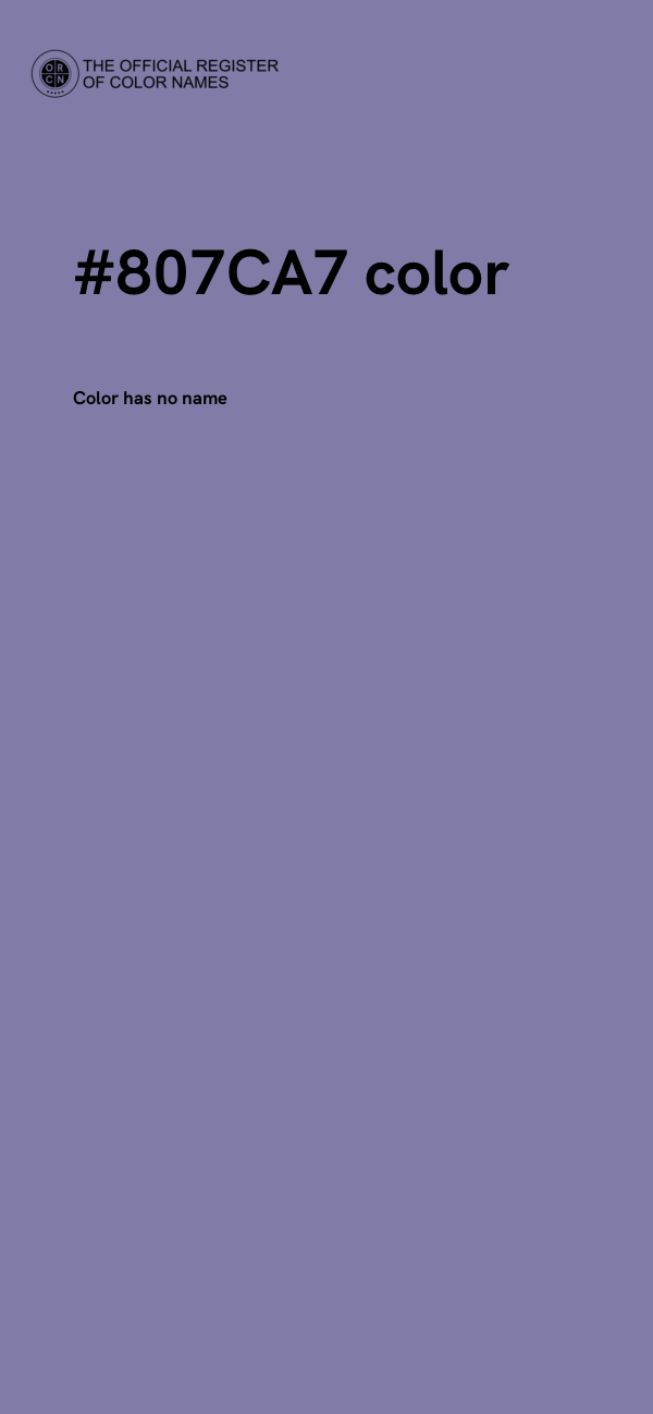 #807CA7 color image