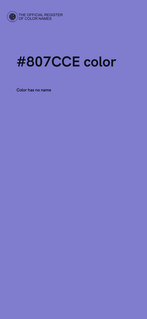 #807CCE color image