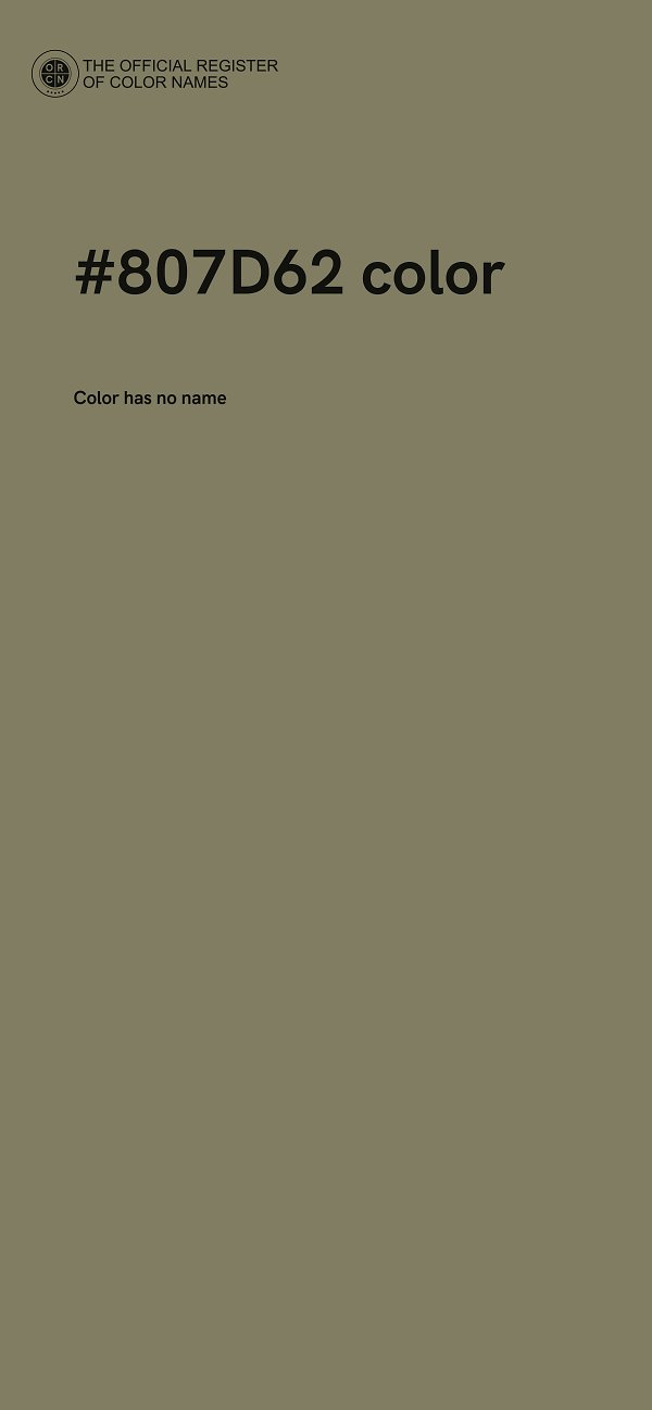 #807D62 color image