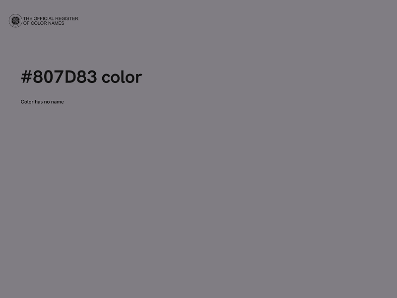 #807D83 color image