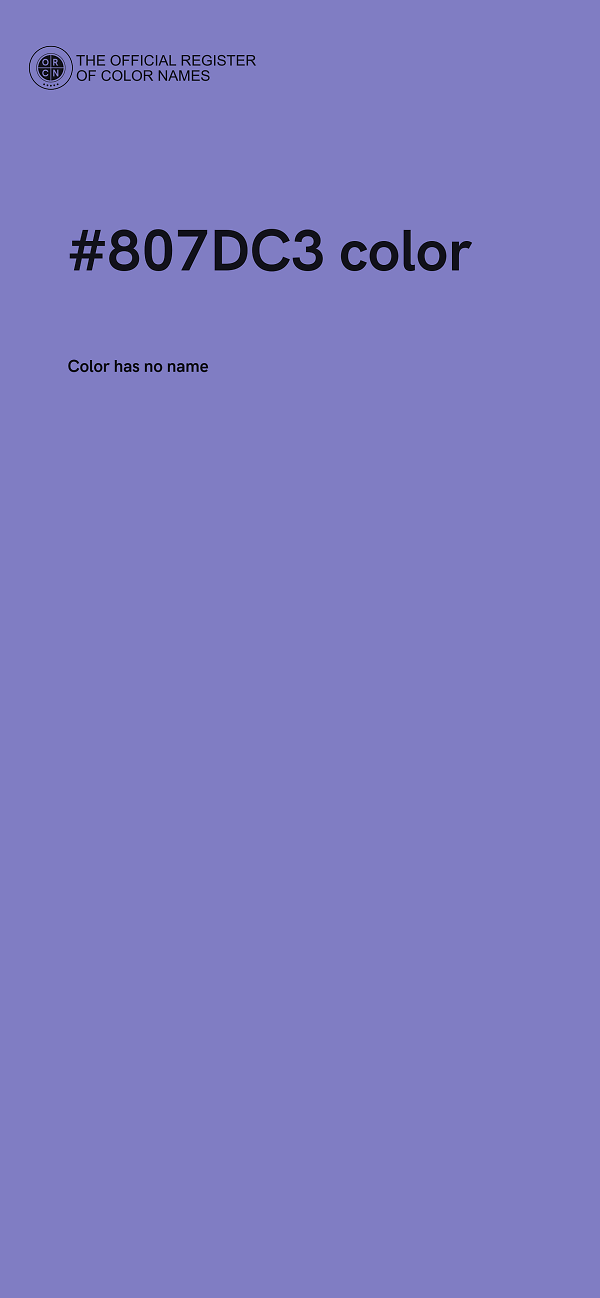 #807DC3 color image