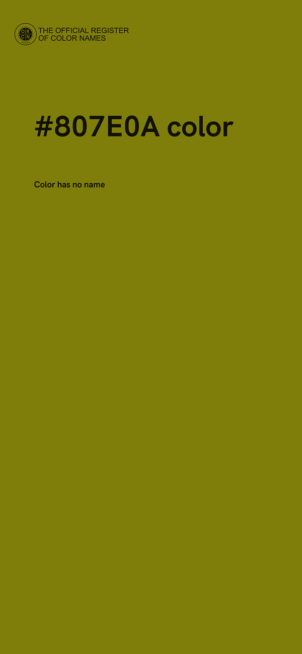 #807E0A color image