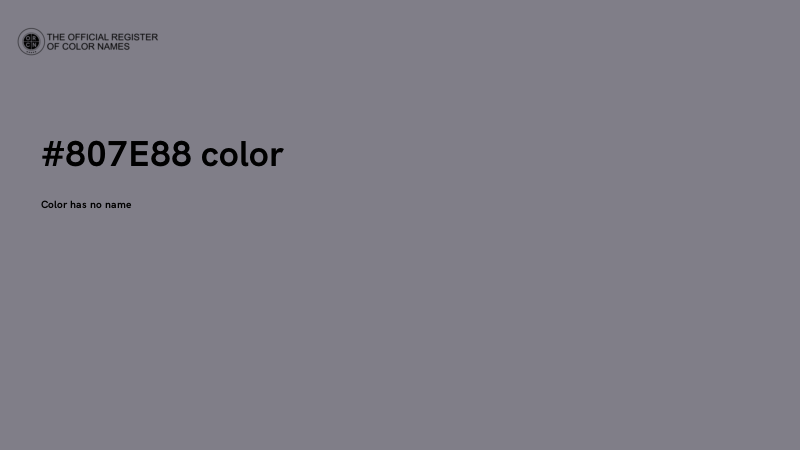 #807E88 color image