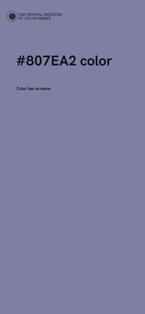 #807EA2 color image