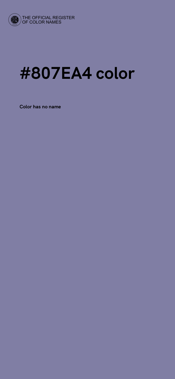 #807EA4 color image