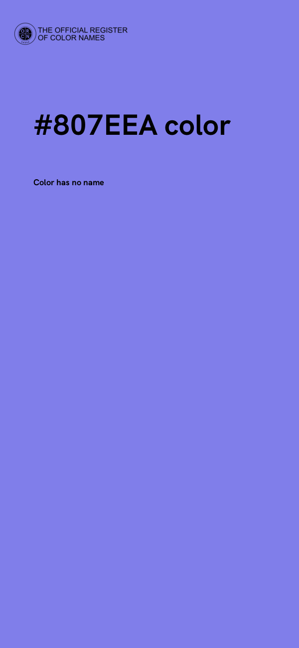 #807EEA color image