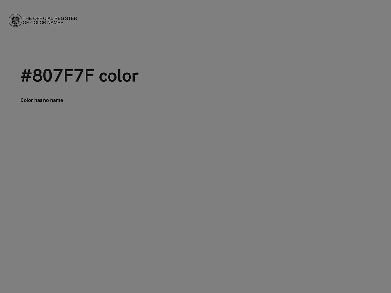 #807F7F color image