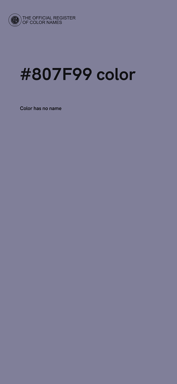 #807F99 color image