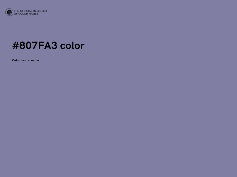 #807FA3 color image