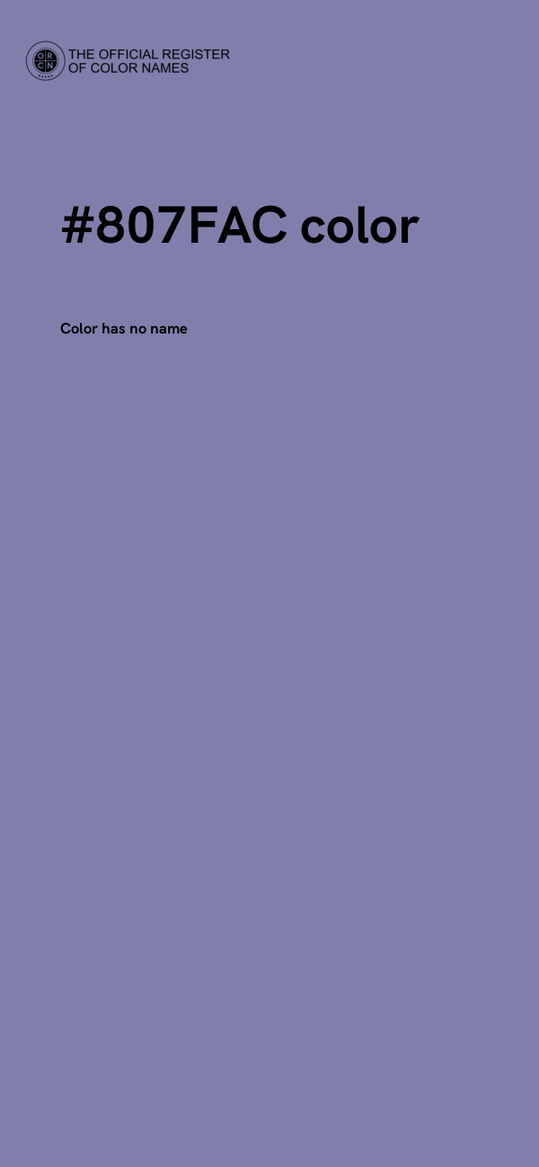 #807FAC color image