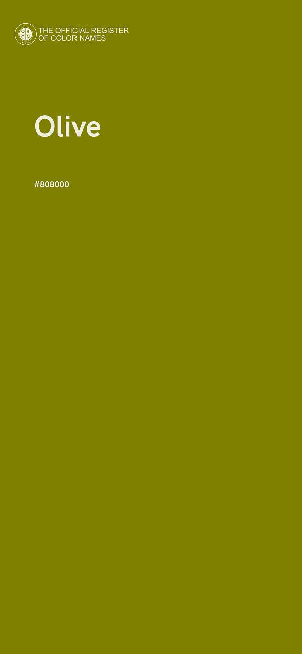 #808000 - Olive color image