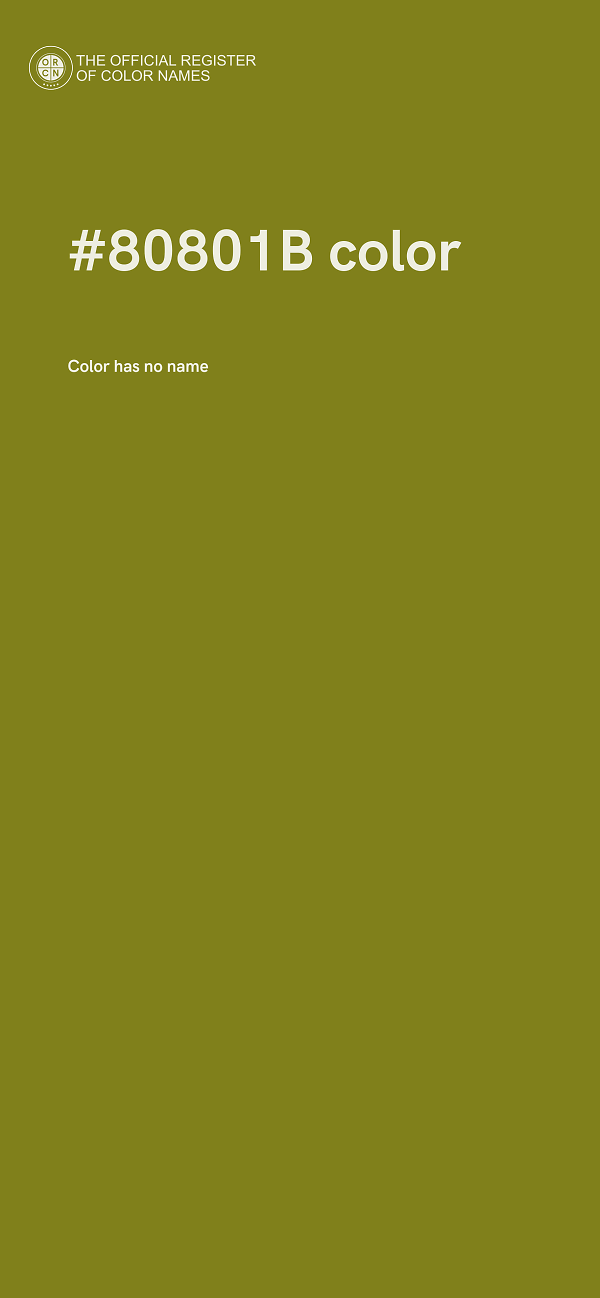 #80801B color image