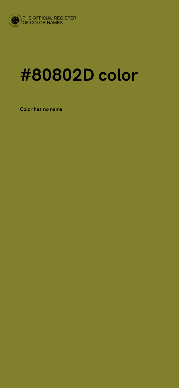 #80802D color image