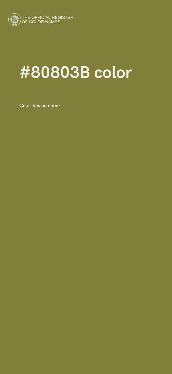 #80803B color image
