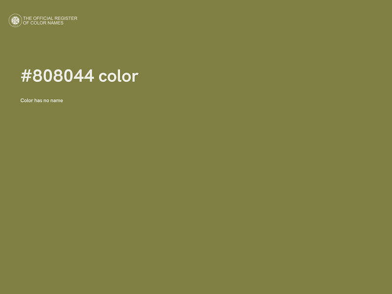 #808044 color image