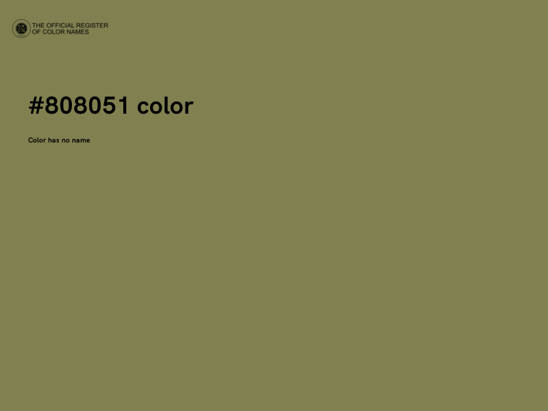 #808051 color image