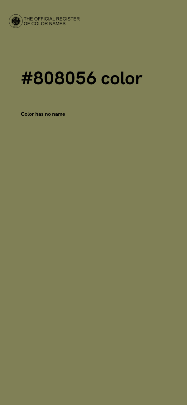 #808056 color image