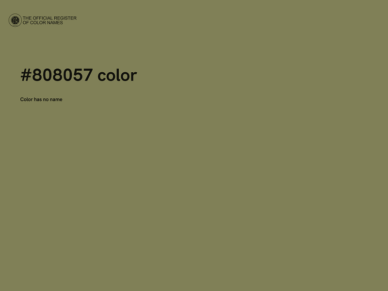 #808057 color image