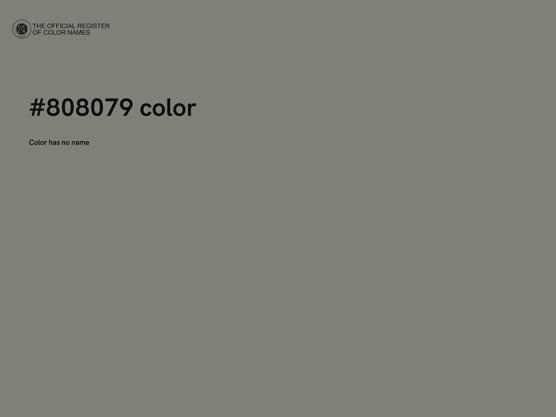 #808079 color image