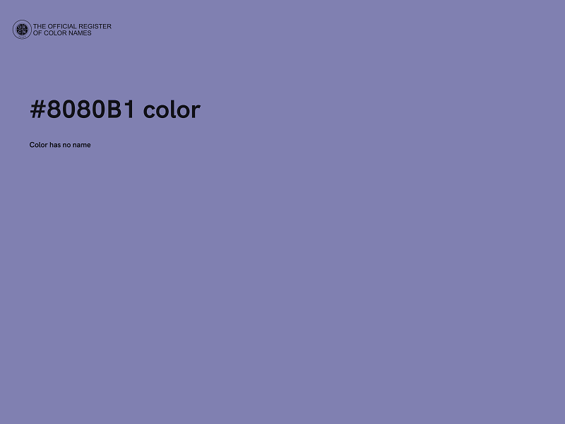 #8080B1 color image