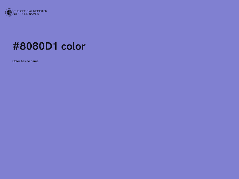 #8080D1 color image