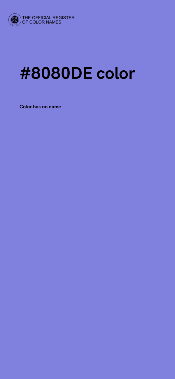 #8080DE color image