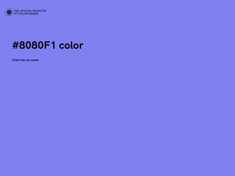 #8080F1 color image