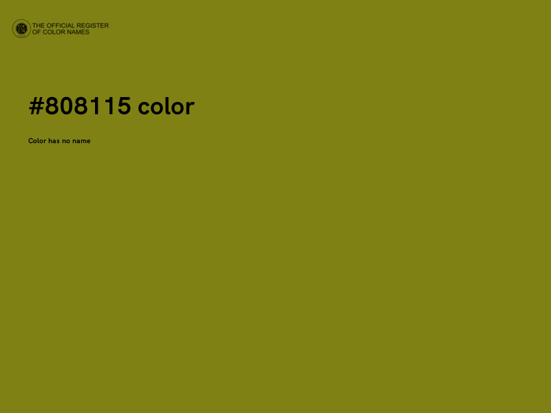 #808115 color image