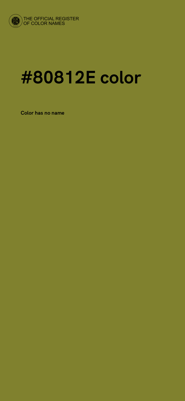#80812E color image