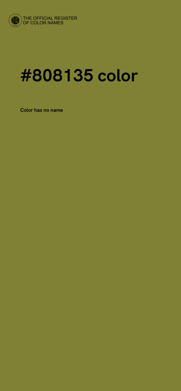 #808135 color image