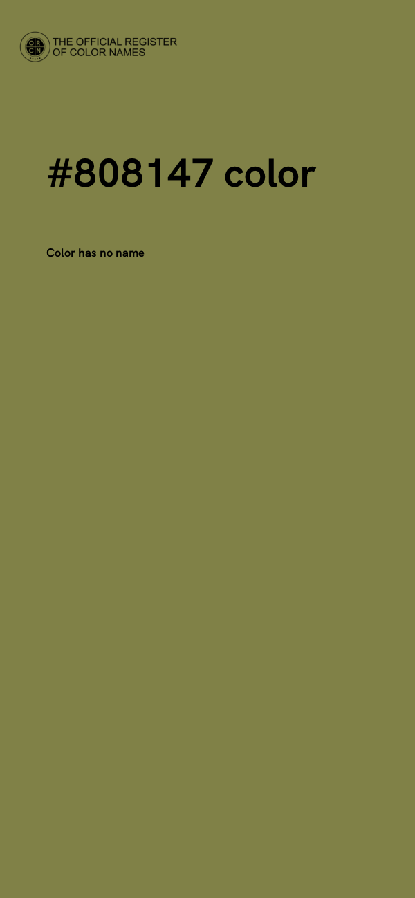#808147 color image