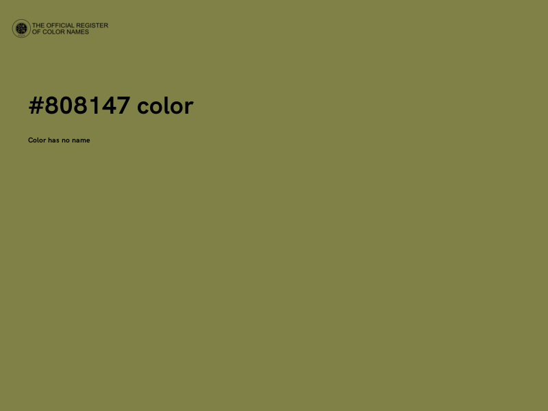 #808147 color image