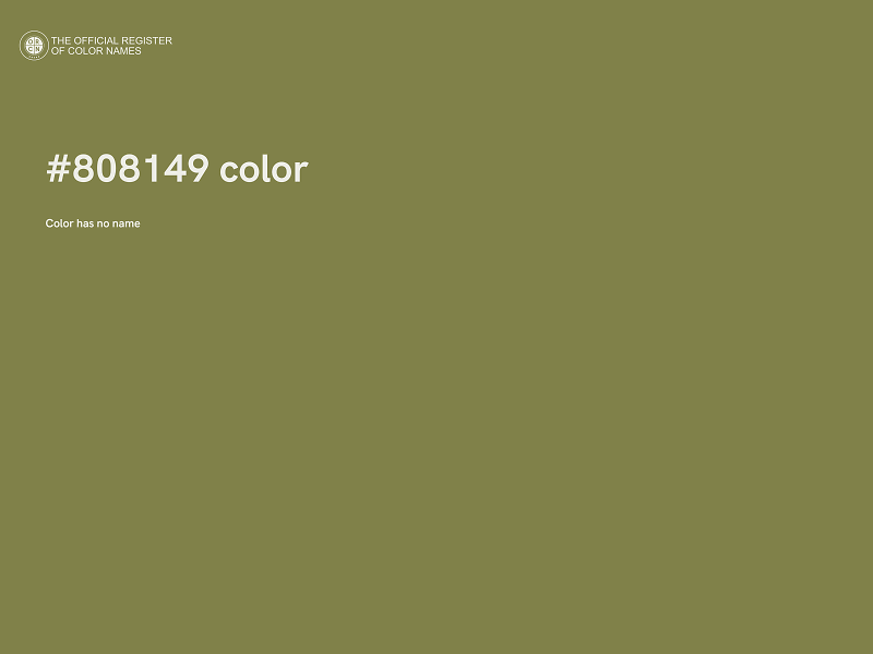 #808149 color image