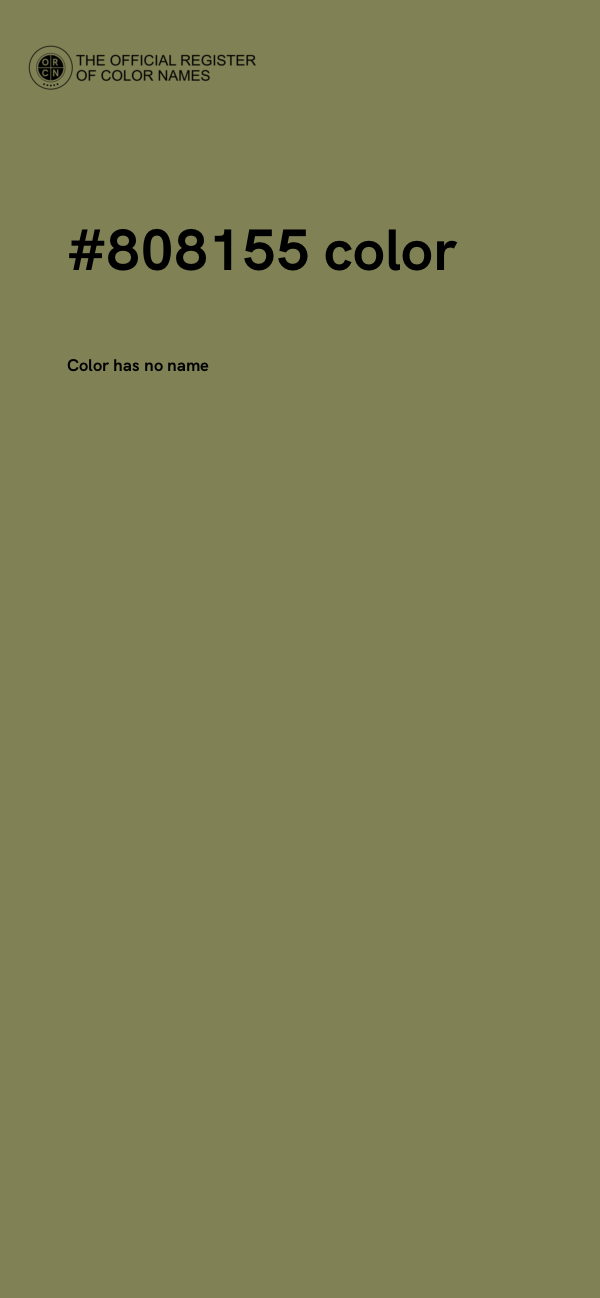#808155 color image