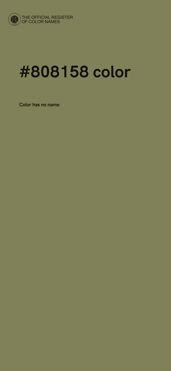 #808158 color image