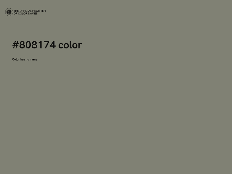 #808174 color image