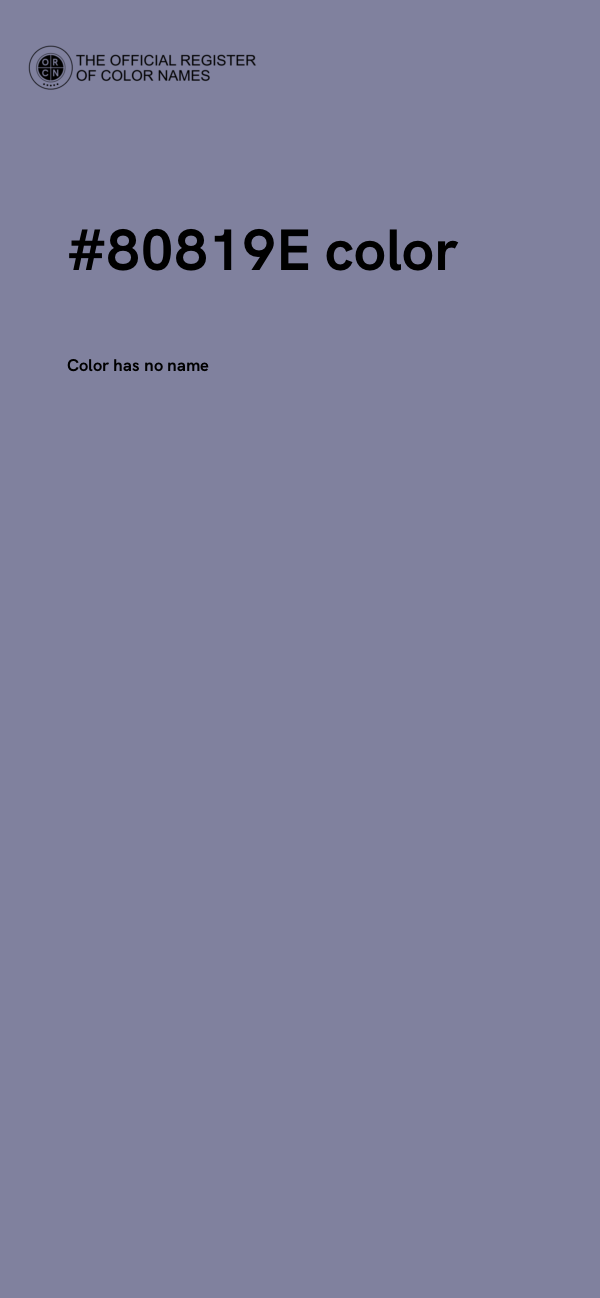 #80819E color image