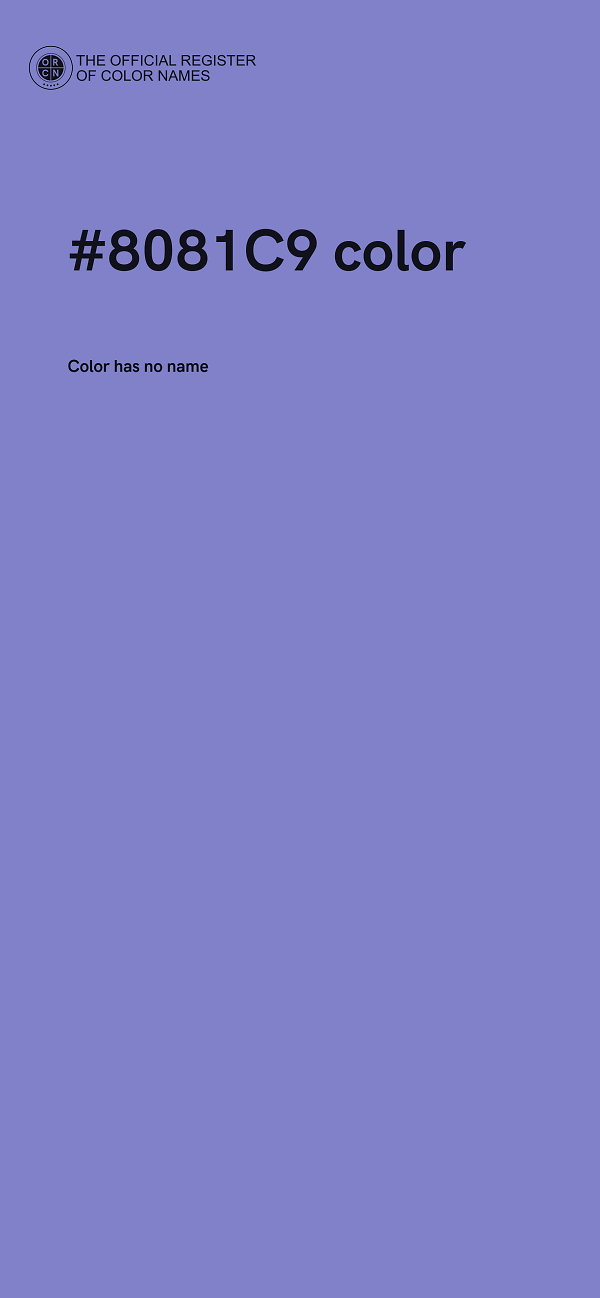 #8081C9 color image