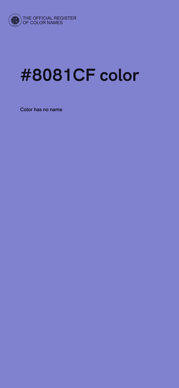 #8081CF color image